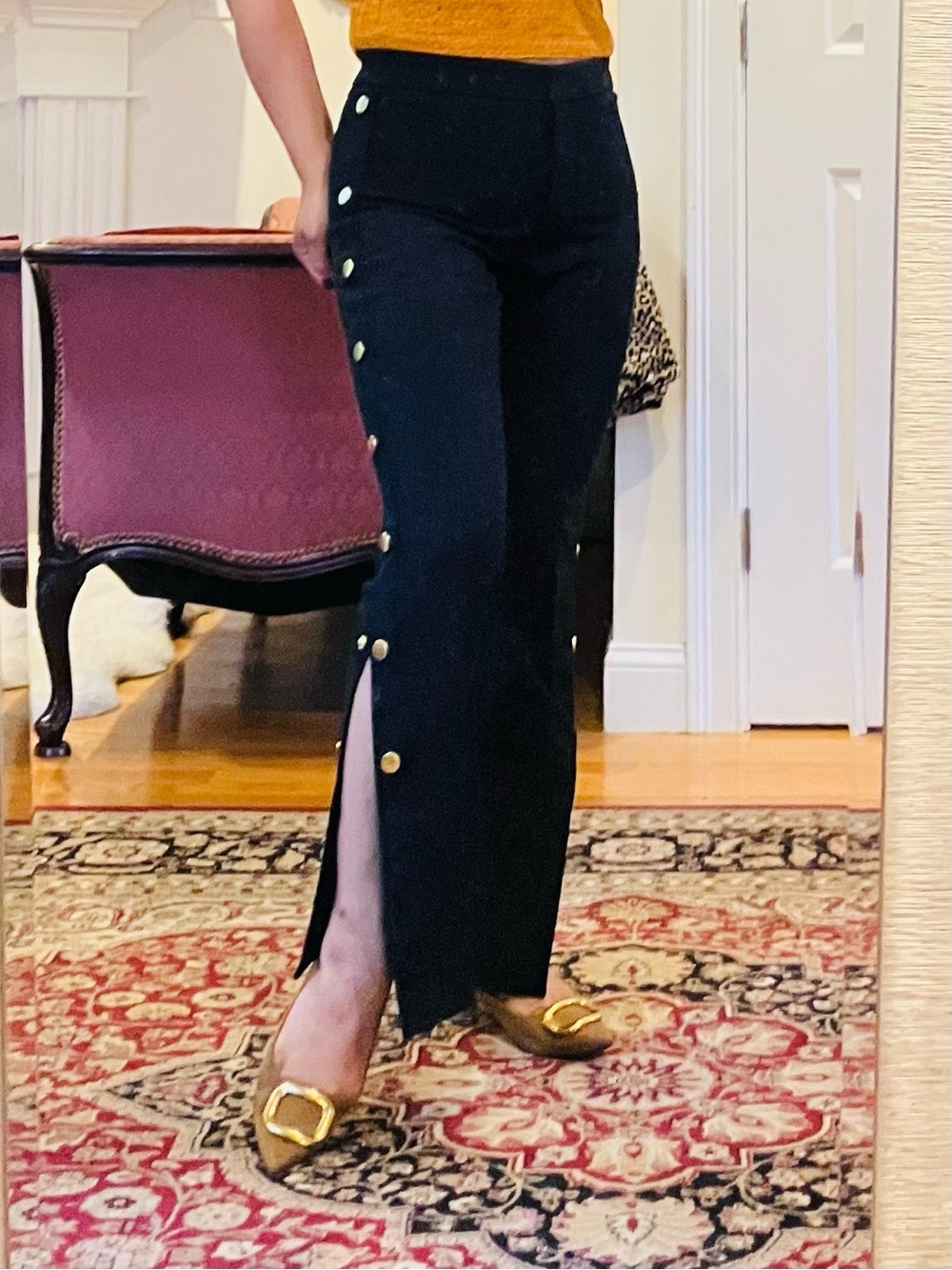 Ann Taylor Petite Black Trousers